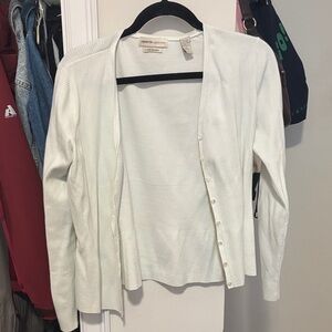 Vintage White Cardigan